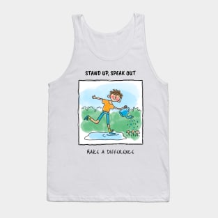 Stand Up, Speak Out - Make a Difference Tank Top